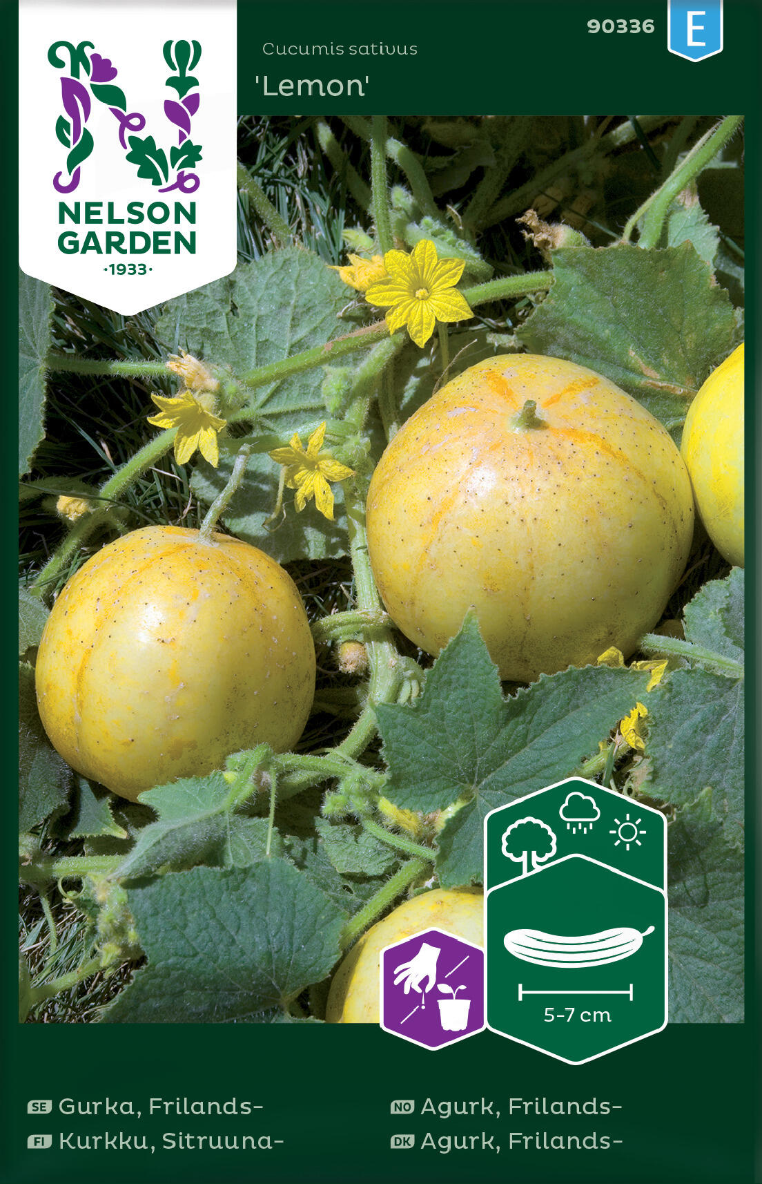 Frilandsagurk 'Lemon'